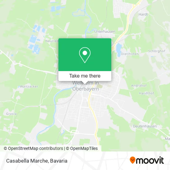 Casabella Marche map