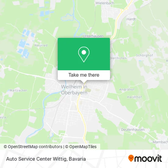 Карта Auto Service Center Wittig