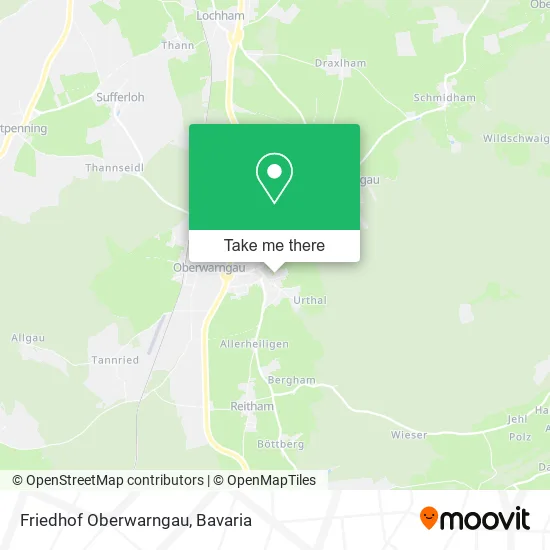 Friedhof Oberwarngau map