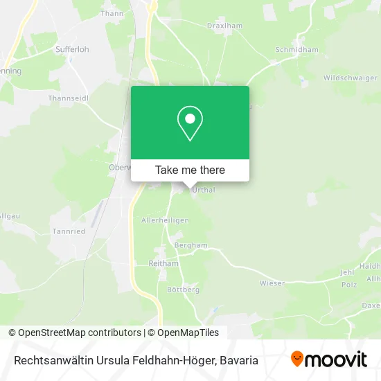 Карта Rechtsanwältin Ursula Feldhahn-Höger