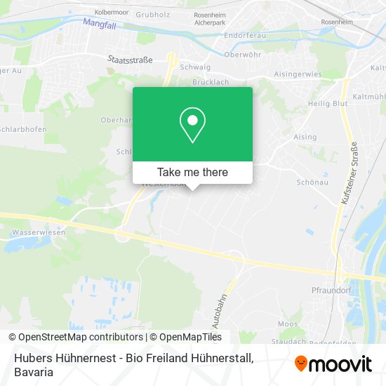 Hubers Hühnernest - Bio Freiland Hühnerstall map