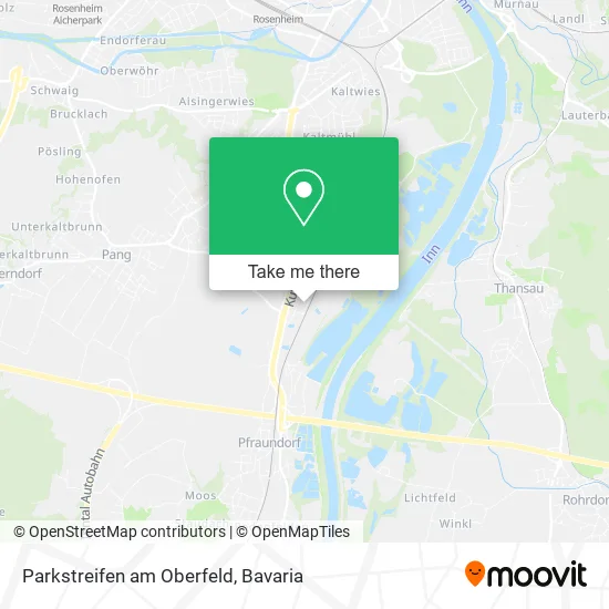 Карта Parkstreifen am Oberfeld