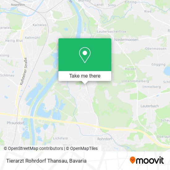 Tierarzt Rohrdorf Thansau map