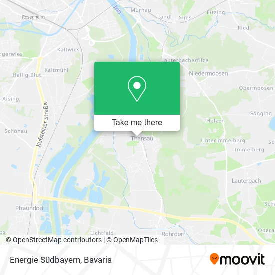 Карта Energie Südbayern