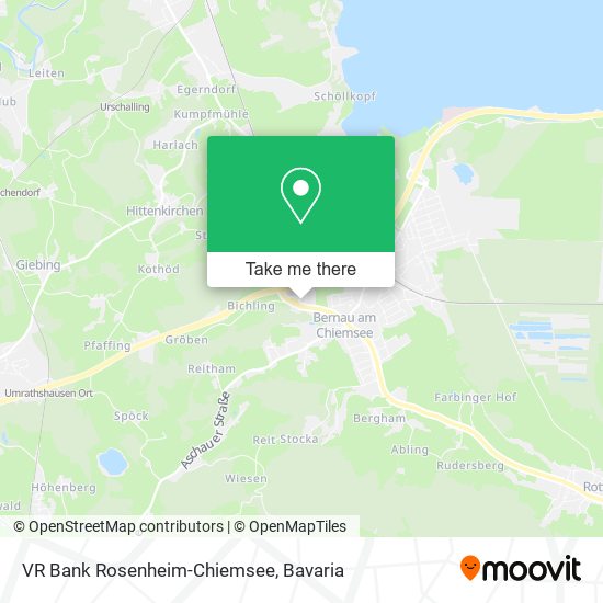 VR Bank Rosenheim-Chiemsee map