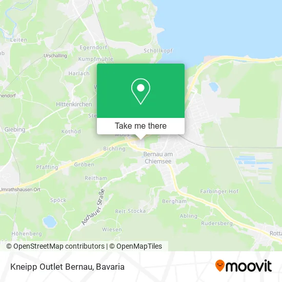 Карта Kneipp Outlet Bernau