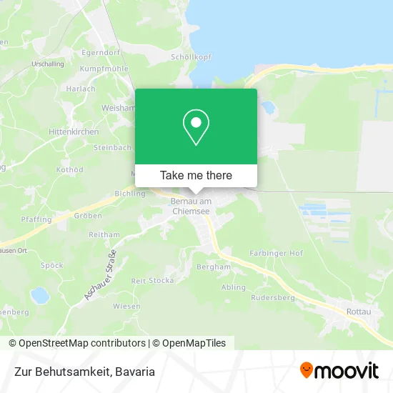 Карта Zur Behutsamkeit