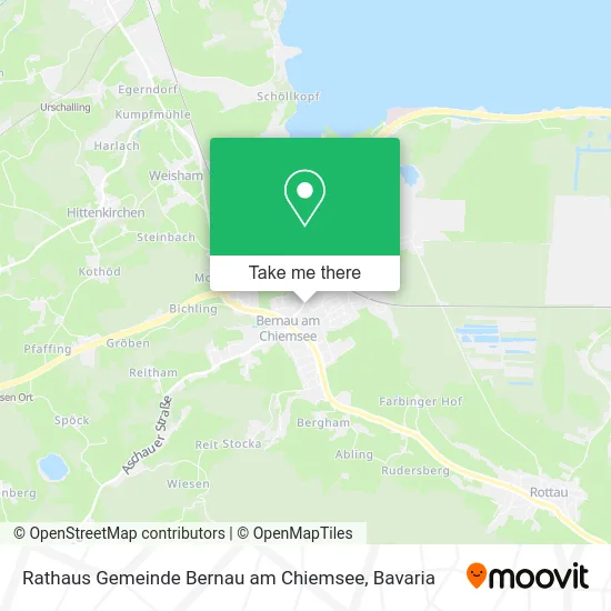 Rathaus Gemeinde Bernau am Chiemsee map