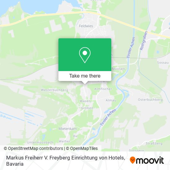Markus Freiherr V. Freyberg Einrichtung von Hotels map