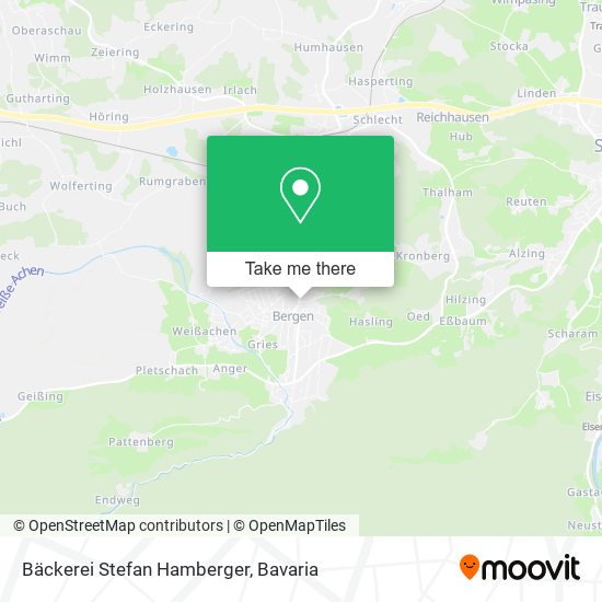 Bäckerei Stefan Hamberger map