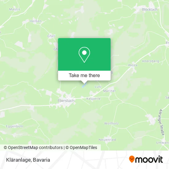 Карта Kläranlage