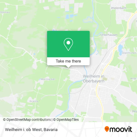 Карта Weilheim i. ob West