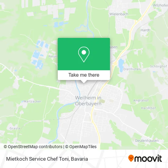 Карта Mietkoch Service Chef Toni