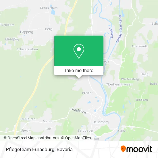Карта Pflegeteam Eurasburg