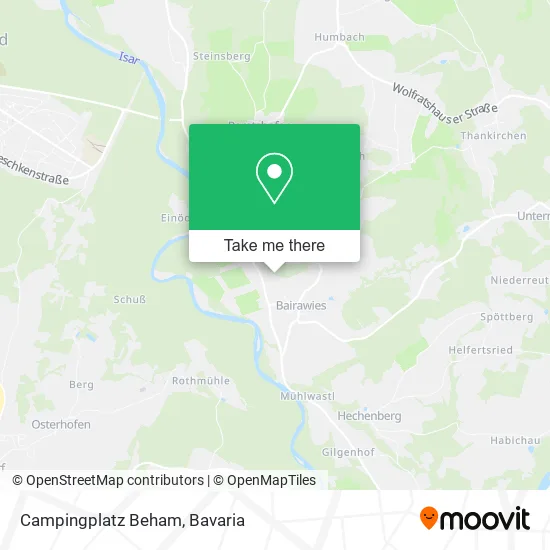 Карта Campingplatz Beham