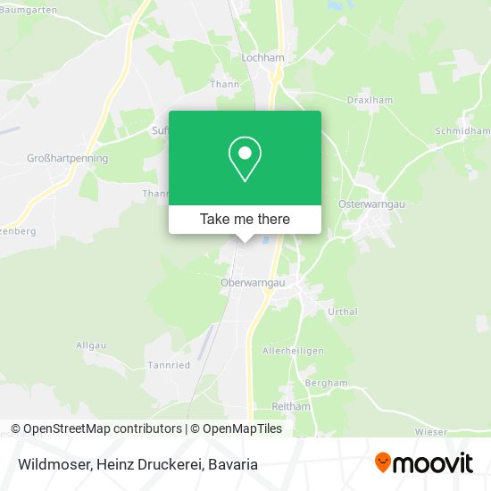 Wildmoser, Heinz Druckerei map
