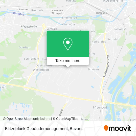 Карта Blitzeblank Gebäudemanagement