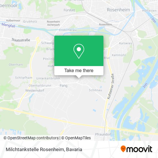 Карта Milchtankstelle Rosenheim