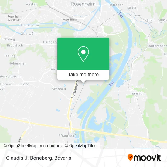 Claudia J. Boneberg map