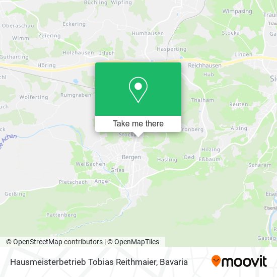 Hausmeisterbetrieb Tobias Reithmaier map
