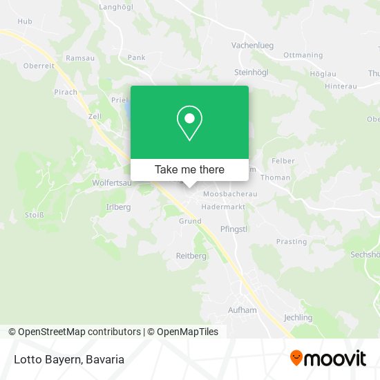 Lotto Bayern map