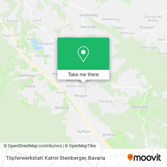 Töpferwerkstatt Katrin Steinberger map