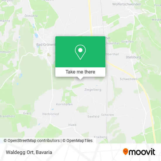 Карта Waldegg Ort