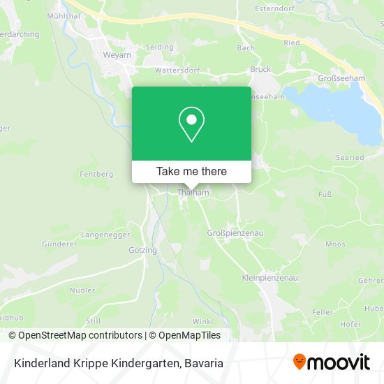 Kinderland Krippe Kindergarten map