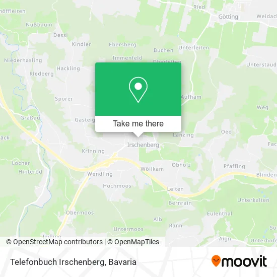 Карта Telefonbuch Irschenberg