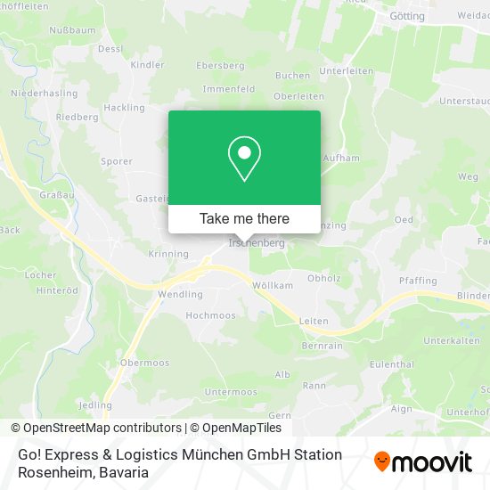 Go! Express & Logistics München GmbH Station Rosenheim map