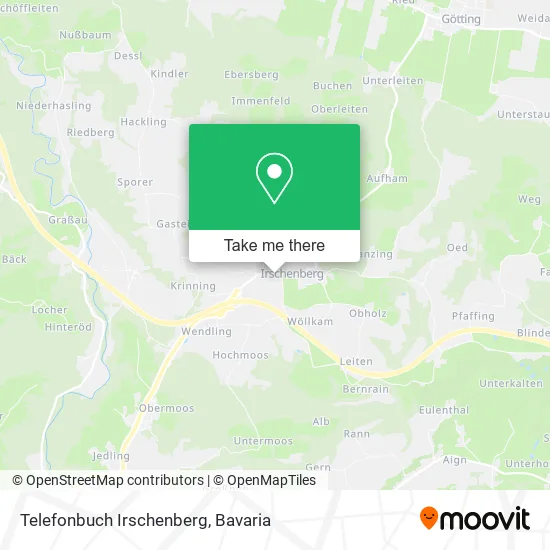 Карта Telefonbuch Irschenberg