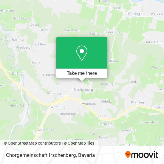 Chorgemeinschaft Irschenberg map