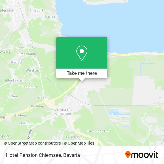 Hotel Pension Chiemsee map