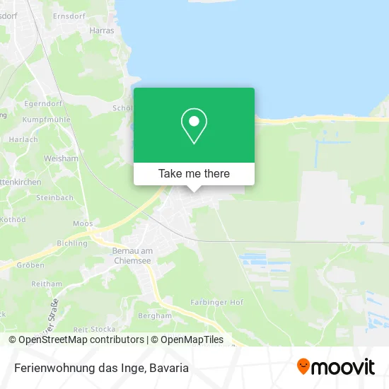 Карта Ferienwohnung das Inge
