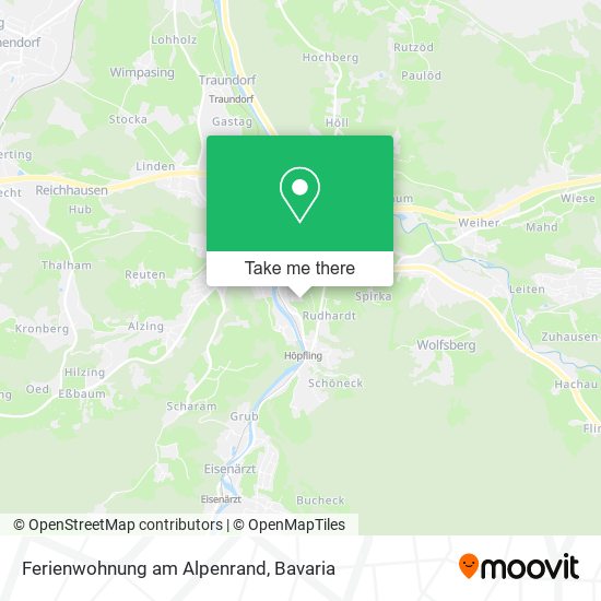 Ferienwohnung am Alpenrand map