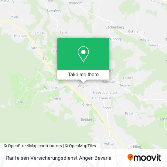 Raiffeisen-Versicherungsdienst Anger map