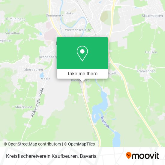 Kreisfischereiverein Kaufbeuren map