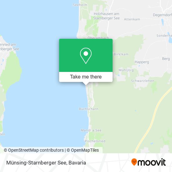 Münsing-Starnberger See map