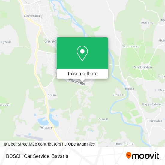 BOSCH Car Service map