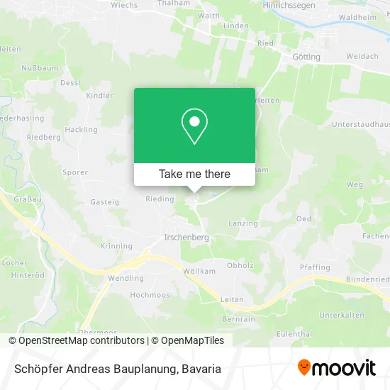Карта Schöpfer Andreas Bauplanung