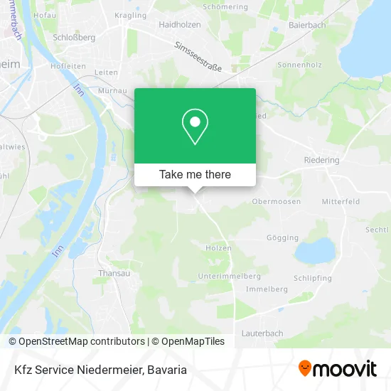 Карта Kfz Service Niedermeier