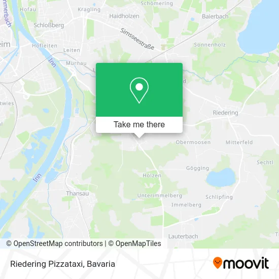 Карта Riedering Pizzataxi
