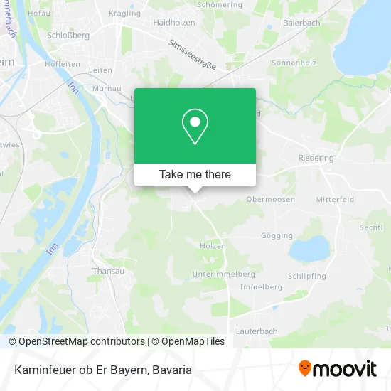 Карта Kaminfeuer ob Er Bayern