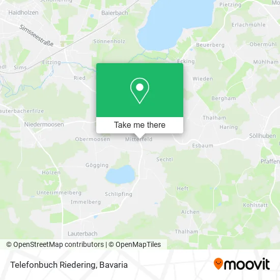 Карта Telefonbuch Riedering