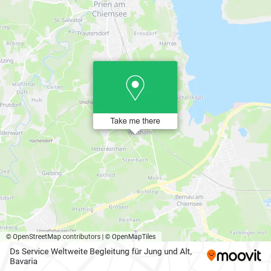 Карта Ds Service Weltweite Begleitung für Jung und Alt