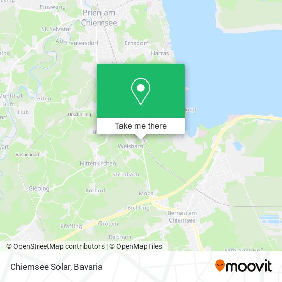 Chiemsee Solar map