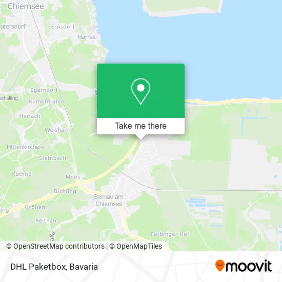 DHL Paketbox map
