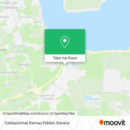 Карта Geldautomat Bernau-Felden