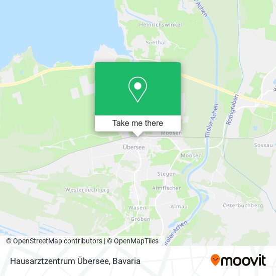 Hausarztzentrum Übersee map