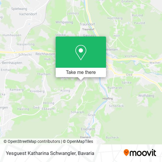 Yesguest Katharina Schwangler map